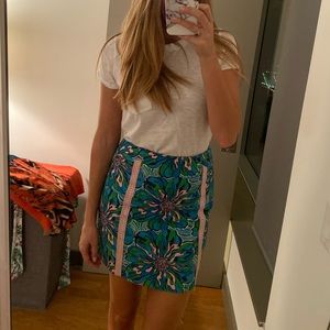 Lily Pulitzer Floral Mini Skirt
